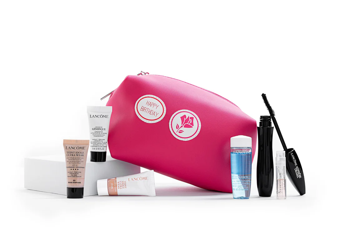 Lancome happy birthday bag