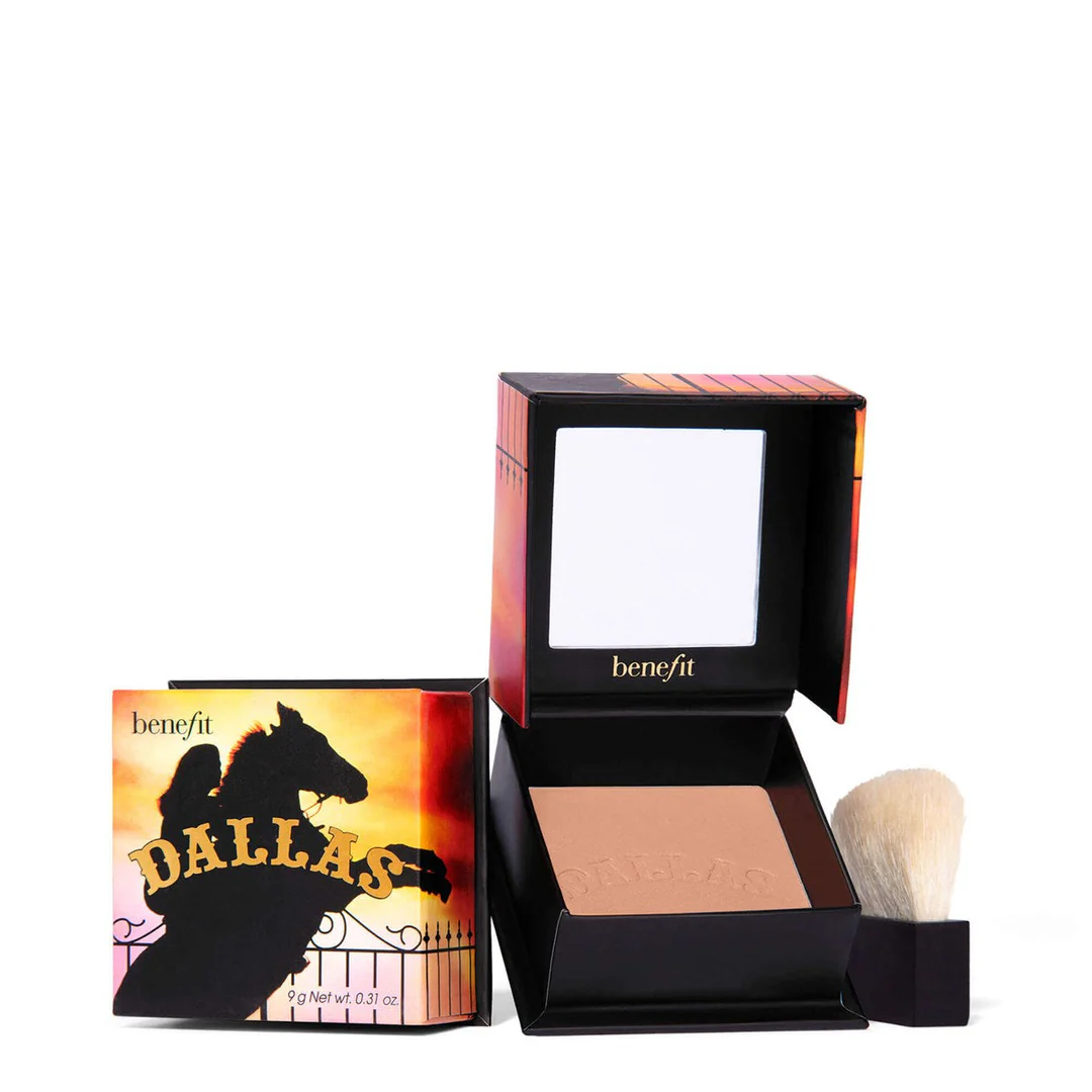 Benefit dallas rosy bronze blush an outdoor glow for an indoor gal face powder 9g
