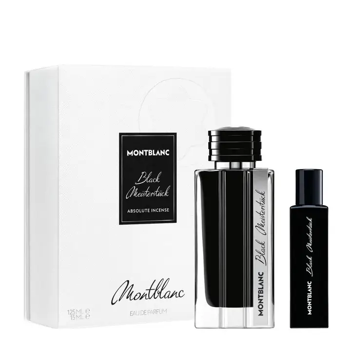 Mont blanc black meisterstück EDP gift set absolute incense (125 ml + 15 ml)